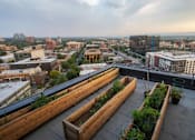 Thumbnail 25 of 50 - Gardening area for residents to enjoy on the rooftop patio at Archer Tower in Denver, CO