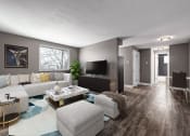 Thumbnail 7 of 24 - Two bedroom one bath living area