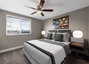 Thumbnail 10 of 24 - Two bedroom floorplan bedroom with ceiling fan