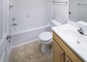 Thumbnail 54 of 82 - GOLD bright bathroom with a tub at Trillium Apartments, Virginia