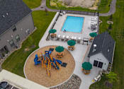 Thumbnail 42 of 48 - Drone Pool View at Foxtail Hollow Townhomes, Minnesota, 55449