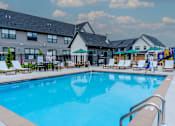 Thumbnail 39 of 48 - A large swimming pool at Foxtail Hollow Townhomes, Blaine, MN, 55449
