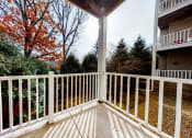 Thumbnail 22 of 29 - 1 bedroom - pine floor plan - spacious patio with wood views