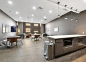 Thumbnail 27 of 53 - an open floor plan with a kitchen and dining area
