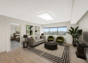 Thumbnail 16 of 53 - Living Room Interior at Aire MSP Apartments, Bloomington, MN