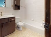 Thumbnail 46 of 46 - White toilet at Countryside Estates Apartments, Minnesota, 55441