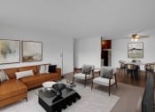 Thumbnail 3 of 56 - a living room with a couch chairs and a coffee table