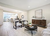 Thumbnail 5 of 48 - Living Room With Kitchen at Foxtail Hollow Townhomes, Minnesota, 55449