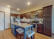 Thumbnail 26 of 82 - Island Kitchen at Lake Jonathan Flats, Chaska, MN