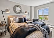 Thumbnail 5 of 37 - Primary Bedroom at Lux Apartments, Minnesota, 55430
