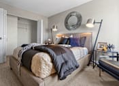 Thumbnail 6 of 37 - Modern Bedroom at Lux Apartments, Minnesota