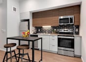 Thumbnail 14 of 77 - Eat In Kitchen at Viridium Apartments, Minneapolis, MN 