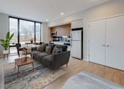 Thumbnail 55 of 77 - Living And Kitchen at Viridium Apartments, Minnesota 