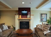 Thumbnail 19 of 30 - A Living Room with a Fireplace at Joseph's Pointe at Upper Landing Apartments, St. Paul