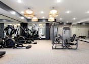 Thumbnail 20 of 80 - Gym at The Barnum Apartments, White Bear Lake, MN,  55110