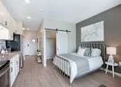 Thumbnail 56 of 80 - Wooden floor in bedroom at The Barnum Apartments, White Bear Lake, 55110