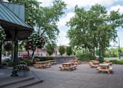 Thumbnail 76 of 80 - Outside sitting area at The Barnum Apartments, MN, 55110