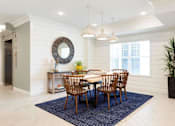 Thumbnail 8 of 80 - Living area along with dinning area at The Barnum Apartments, White Bear Lake