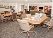 Thumbnail 7 of 31 - library with seating for puzzles and games