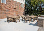 Thumbnail 11 of 31 - outdoor patio with seating for entertaining