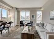Thumbnail 33 of 100 - White sofa along with chairs at The M on Hennepin, Minneapolis, MN, 55414