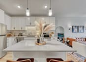 Thumbnail 8 of 67 - Kitchen along with dinning room at Lochner Apartments, Minnesota, 55110