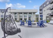 Thumbnail 50 of 67 - Outside sitting area at Lochner Apartments, Minnesota, 55110