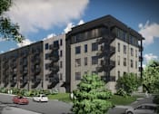 Thumbnail 8 of 8 - Building view at Olivine Apartments, Minnesota, 55386