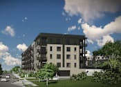 Thumbnail 4 of 8 - Building view at Olivine Apartments, Victoria 55386