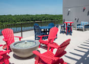 Thumbnail 55 of 82 - Rooftop Lounge at Lake Jonathan Flats, Chaska, Minnesota