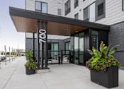 Thumbnail 54 of 70 - The front of a building with the number 7600 on it.