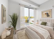 Thumbnail 30 of 55 - Bedroom With Expansive Windows at The Rosalyn | Affordable 55+ Apartments in Bloomington, Bloominton, MN