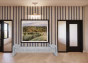 Thumbnail 38 of 49 - a living room with a bench and pictures on the wall at Sandhill Parkway Townhomes Apartments, East Bethel, 55011