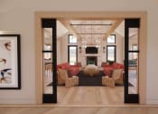 Thumbnail 29 of 49 - Living room at Sandhill Parkway Townhomes Apartments, East Bethel, MN
