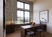 Thumbnail 43 of 49 - a home office with a desk and a window at Sandhill Parkway Townhomes Apartments, East Bethel, 55011