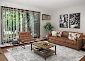 Thumbnail 2 of 20 - Main Living Room at The Fremont Apartments, Minneapolis, MN, 55408