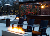 Thumbnail 7 of 60 - Winter bonfires on the patio at The McMillan