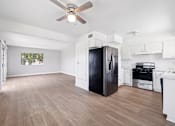 Thumbnail 42 of 45 - Kitchen and Living room at Ocean Villas Apartments, California, 93033