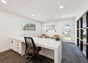 Thumbnail 9 of 45 - Office with desk at Ocean Villas Apartments, Oxnard, California