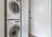 Thumbnail 12 of 14 - a washing machine and a dryer in a closet at The Pier at Sausalito, Sausalito, 91360