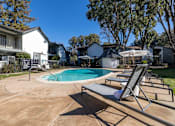 Thumbnail 10 of 40 - our apartments have a large pool and lounge chairs  at Danville Park, Danville