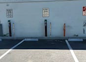 Thumbnail 33 of 40 - a blue building with parking meters in a parking lot at Danville Park, Danville, CA