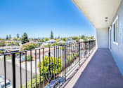 Thumbnail 8 of 9 - Apartment Interior Balcony Black Railings