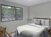 Thumbnail 6 of 11 - a bedroom with a bed and a window
