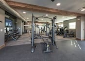 Thumbnail 21 of 35 - the gym at the flats at big tex apartments