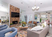 Thumbnail 17 of 35 - Living area at Royal Wildewood Manor Apartments, Clute, TX, 77531