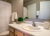 Thumbnail 10 of 27 - Interior view of full bathroom with tub/shower combo