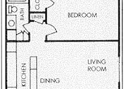 Thumbnail 10 of 11 - Camelback Properties One Bedroom Apartment