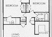 Thumbnail 9 of 11 - Camelback Properties Two Bedroom Apartment
