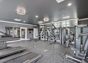 Thumbnail 34 of 60 - A spacious gym with treadmills, weights, and other exercise equipment at Venue at 109 Apartments, Lebanon , Tennessee